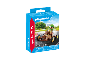 PLAYMOBIL SPECIAL PLUS Vaikas su lenktyniniu automobiliu 71480