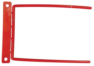 Archyvinis segtukas D-clip raudonas