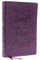 Nkjv, Giant Print Center-Column Reference Bible, Verse Art Cover Collection, Leathersoft, Purple, Red Letter, Comfort Print