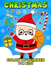 Christmas Color by Number for Kids