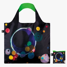 LOQI pirkinių krepšys „WASSILY KANDINSKY Several Circles Recycled Bag“