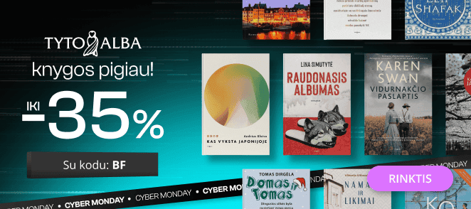 Leidyklos TYTO ALBA knygoms iki -35% extra nuolaidos!