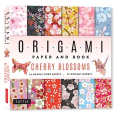 Cherry Blossoms Paper & Book: 96 Origami Foldingsheets