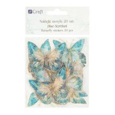 Lipdukai DRUGELIAI 20vnt melsvi