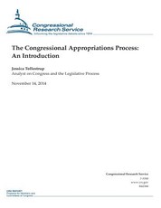The Congressional Appropriations Process
