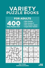 Variety Puzzle Books for Adults - 400 Easy Puzzles 9x9