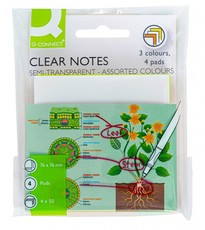 Lipnūs lapeliai pusiauskaidrūs 76x76 4x50lap mix*