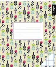 1 klasės sąsiuvinis langeliais, 12 lapų