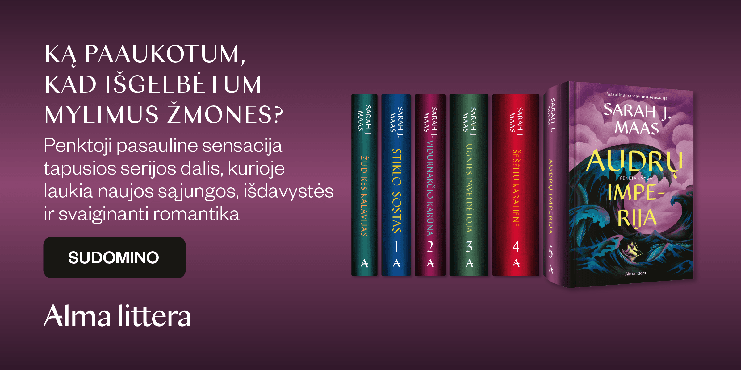 Audrų imperija. Serijos „Stiklo sostas“ penkta knyga