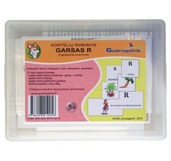 Kortelių rinkinys „Garsas R“
