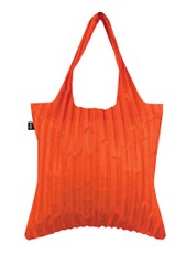 LOQI pirkinių krepšys „PLEATED Orange Bag“