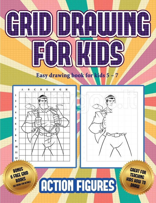 Easy Drawing Book For Kids 5 7 Grid Drawing For Kid
