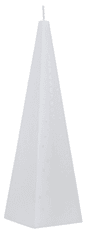 Advento žvakė „Snow White“, 21 cm, balta