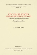 Jorge Luis Borges and His Predecessors