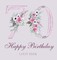 Happy 70th birthday guest book