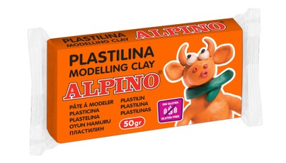 Plastilinas ALPINO 50g oranžinis
