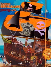 Šauniems berniukams. Piratų laivai