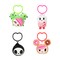 TOKIDOKI prisegamas pliušinis žaislas, 10 cm