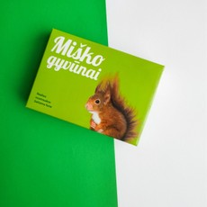 Miško gyvūnai. Lavinamųjų kortelių rinkinys