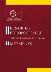 Bendrieji Europos kalbų mokymosi, mokymo ir vertinimo metmenys