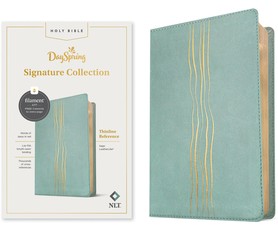 NLT Thinline Reference Bible, Filament Enabled Edition (Red Letter, Leatherlike, Sage)