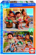 2 dėlionės (puzzle) 2x48 LUCA DISNEY PIXAR 4-6metų