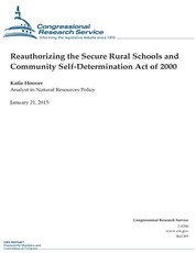 Reauthorizing the Secure Rural Schools and Community Self-Determination Act of 2000