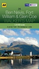 Walker's Map 26 Ben Nevis & Coe 1 : 25 000