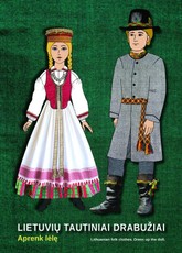 Lietuvių tautiniai drabužiai. Aprenk lėlę