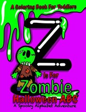 Halloween ABC - A Spooky Alphabet Adventure (Halloween) Coloring Book For Toddlers