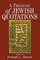 A Treasury of Jewish Quotations