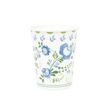 Vienkartiniai puodeliai „Floral Grace“, 250 ml, 8 vnt.