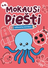 Mokausi piešti. Užduočių ir spalvinimo knygelė