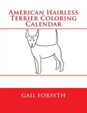 American Hairless Terrier Coloring Calender