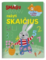 Smagu rašyti skaičius. 4–5 metų vaikams