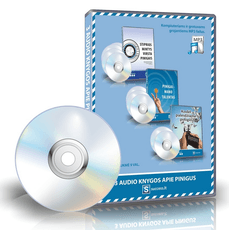 Stiprios mintys virsta pinigais + Pinigai – mano talentas + Kodėl paleidžiame pinigus. 3 audio knygos apie pinigus