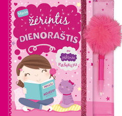 Mano žėrintis dienoraštis. Su pūkuotu rašikliu