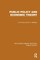Public Policy and Economic Theory