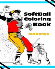 Softball Coloring Book