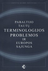 Pabaltijo tautų terminologijos problemos ir Europos sąjunga
