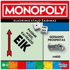 MONOPOLY Žaidimas „Monopolis“,  (lietuvių kalba)