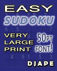 Easy Sudoku Very Large Print