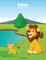 Lions Coloring Book 1 & 2