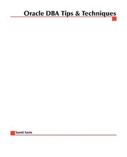 Oracle DBA Tips and Techniques