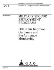 Military spouse employment programs
