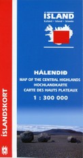 Island 1 : 300 000. Hochlandkarte