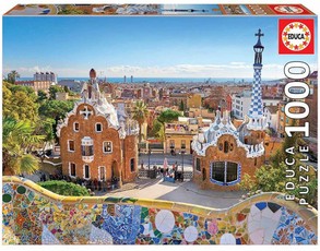 Dėlionė (puzzle) 1000 BARSELONA: vaizdas iš Park Guell  12-99 metų