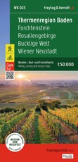 freytag & berndt Wanderkarte WK 023 Thermenregion Baden, Forchtenstein - Rosaliengebirge - Bucklige Welt - Wiener Neustadt 1:50.000