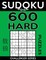 Sudoku Book 600 Hard Puzzles