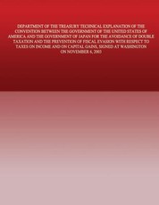 Department of the Treasury Technical Explanation of the Convention Between the Government of the United States of America and the Government of Japan